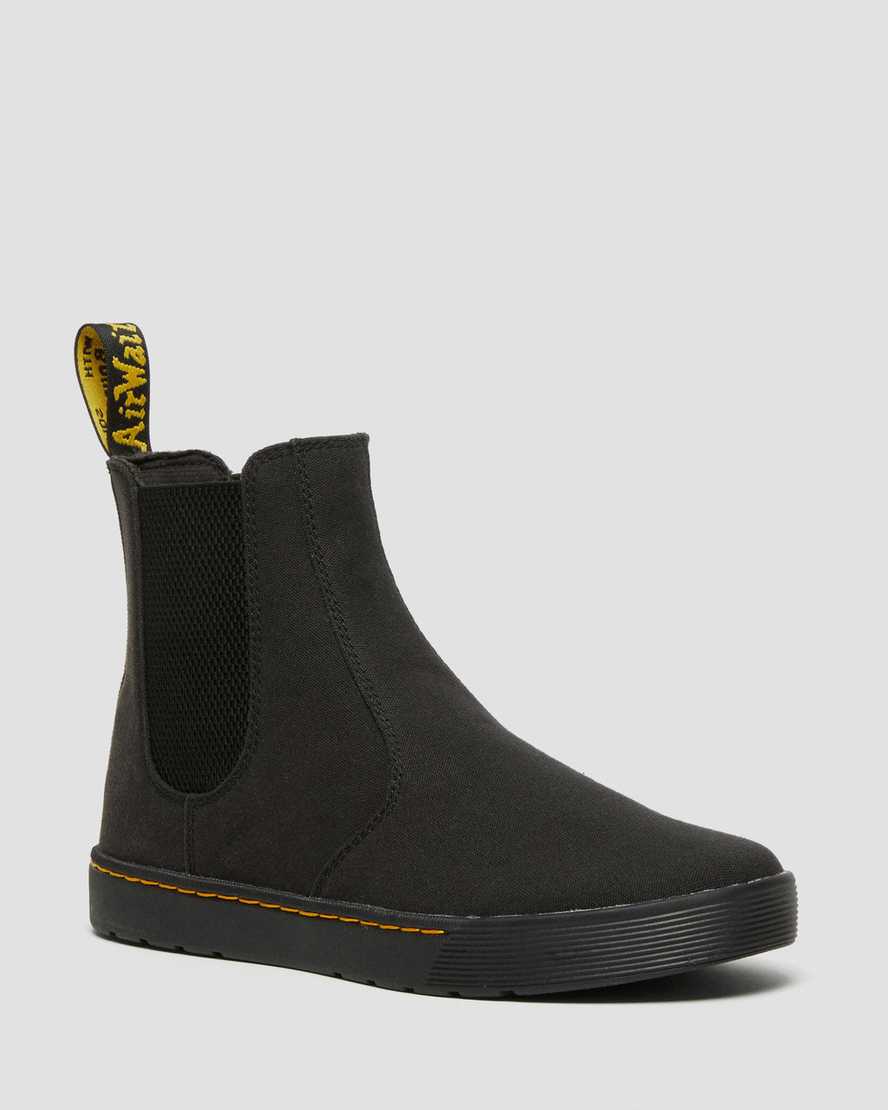 Dr. Martens Tempesta Canvas Casual Erkek Chelsea Bot - Bot Siyah |TGPKN8204|